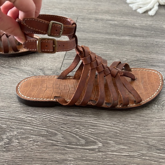 Sam Edelman Gladiator Leather Sandals - Picture 3 of 4